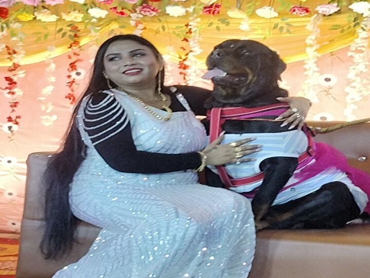 सपना सोना अपने पेट रोज के साथ