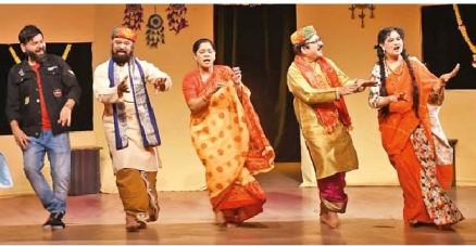 Comedy Pattern The play is performed in a comedy pattern, the deceased characters ...