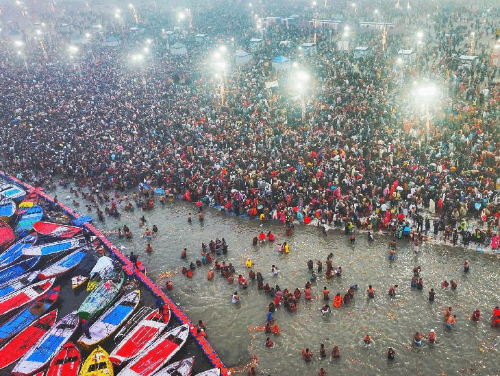 Maha Kumbh 2025; Chhattisgarh Prayagraj Sector 6 Pavilion Details | महाकुंभ में सिर्फ आधार कार्ड दिखाने पर मिलेगा बेड: छत्तीसगढ़ के श्रद्धालुओं को पवेलियन में फ्री रहना ...