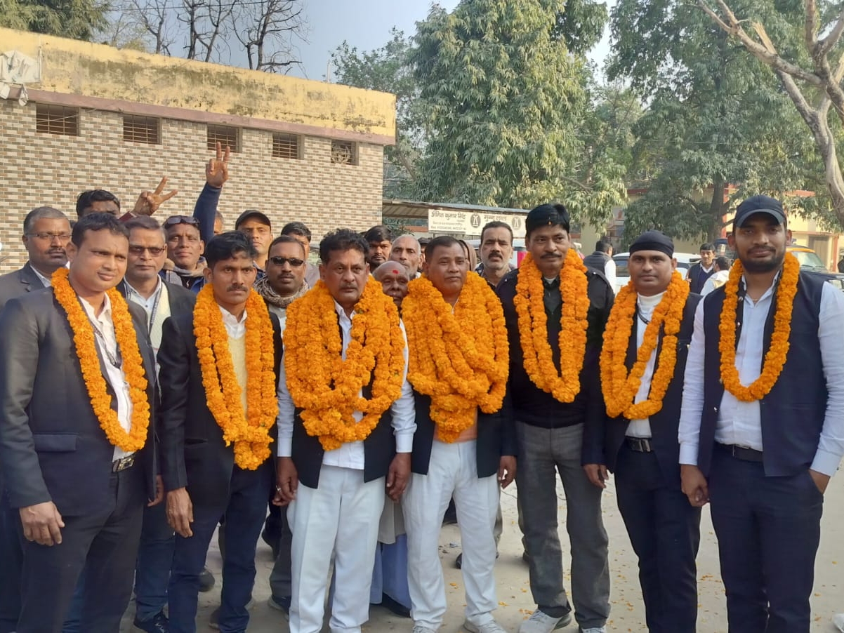 Ashok Kumar Singh became the new president of Bar Association