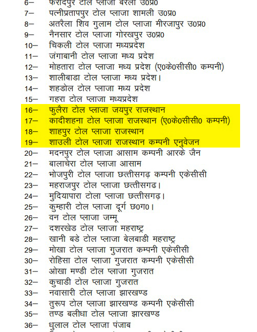 राजस्थान के इन चार टोल प्लाजा पर आरोपियों ने अपना सॉफ्टवेयर इंस्टॉल कर फ्रॉड किया।