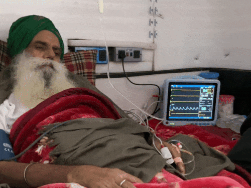 किसान नेता जगजीत सिंह डल्लेवाल 26 नवंबर 2024 से अनशन पर हैं। - Dainik Bhaskar