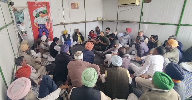 ਮਹਾਂ ਪੰਚਾਇਤ ਨਾਲ ਮੁਲਾਕਾਤ ਕਰਨ ਵਾਲੇ ਕਿਸਾਨ ਨੇਤਾ.
