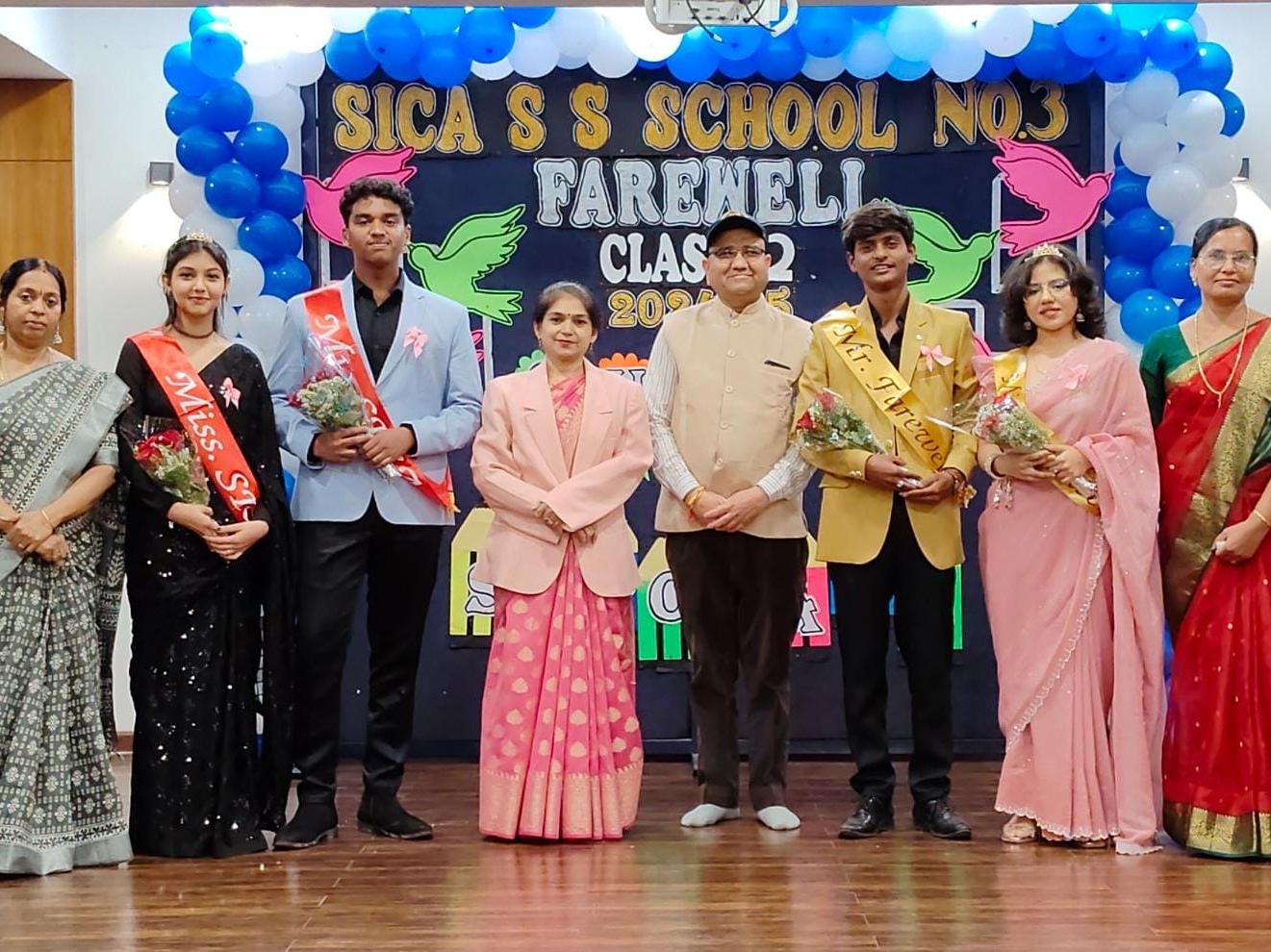 Farewell ceremony of 12th class students in Sika School