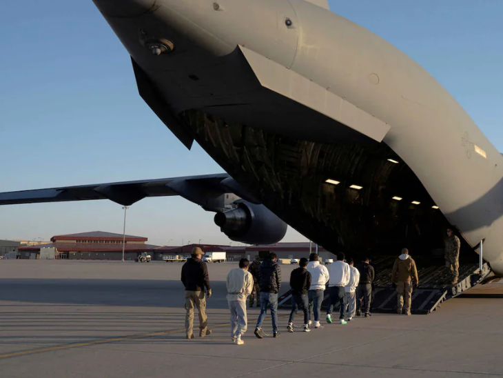 India has asked the US to withdraw them after confirming illegal migrants.