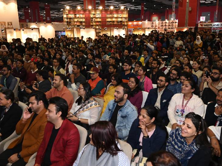 ਪੰਕਜ ਤ੍ਰਿਪਾਠੀ ਨਾਲ ਗੱਲਬਾਤ ਨੂੰ ਸੁਣਨ ਲਈ ਵੱਡੀ ਗਿਣਤੀ ਵਿਚ ਦਰਸ਼ਕ ਪਹੁੰਚੇ.