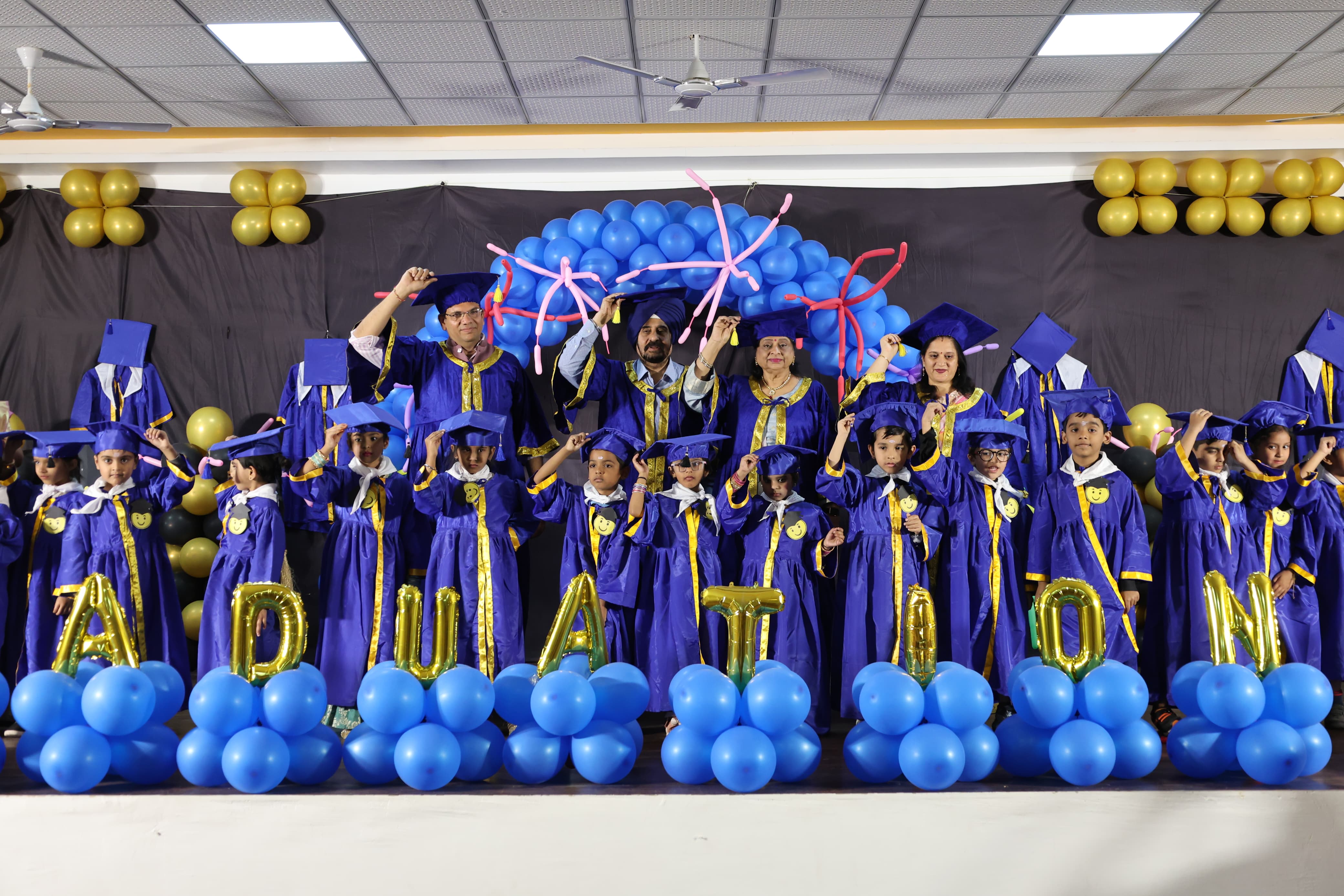 Graduation ceremony of KG 2 students was held
