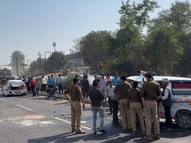 One injured in a road accident in Kanpur
