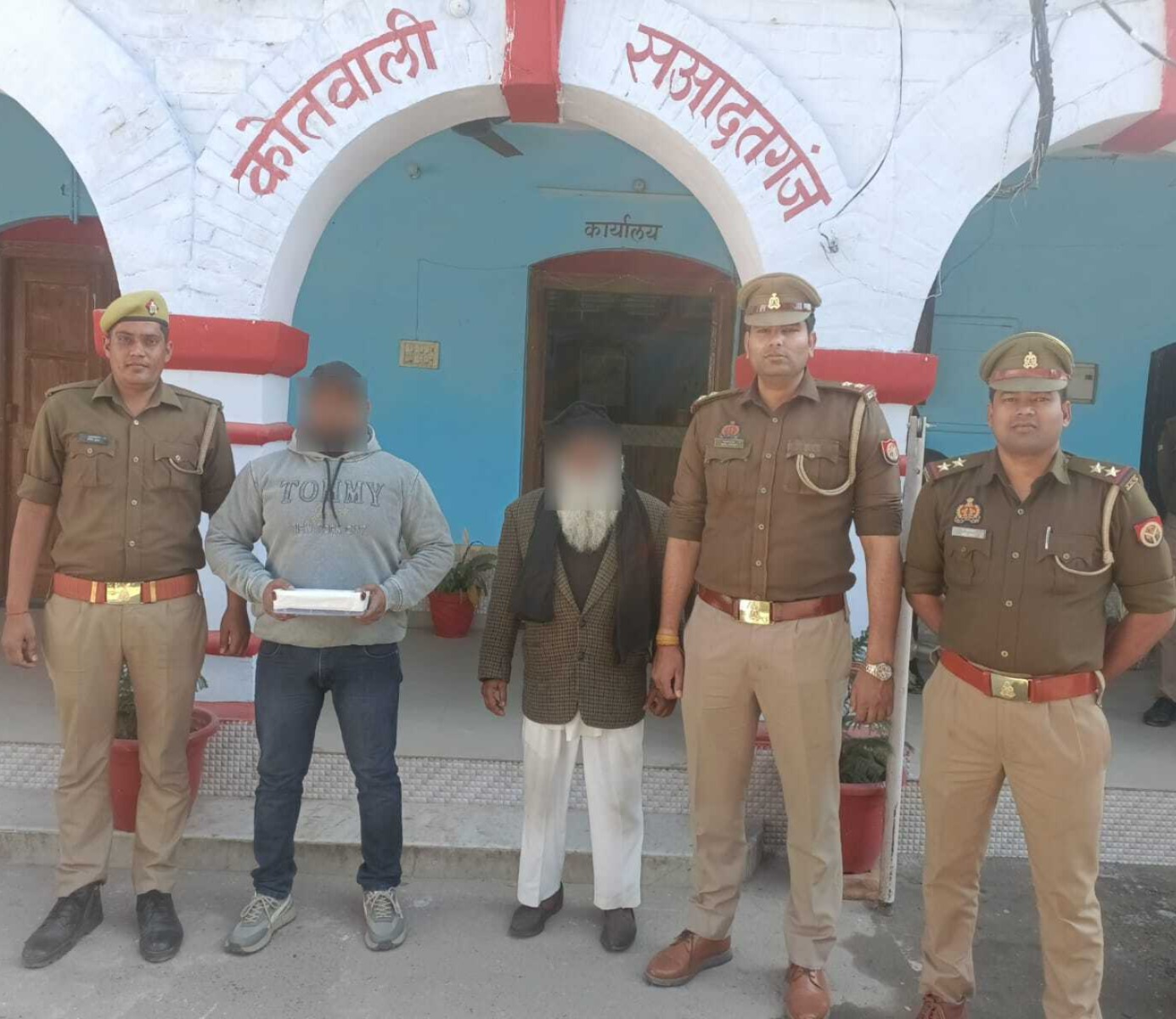 आरोपित कासिम और चांद गिरफ्तार।
