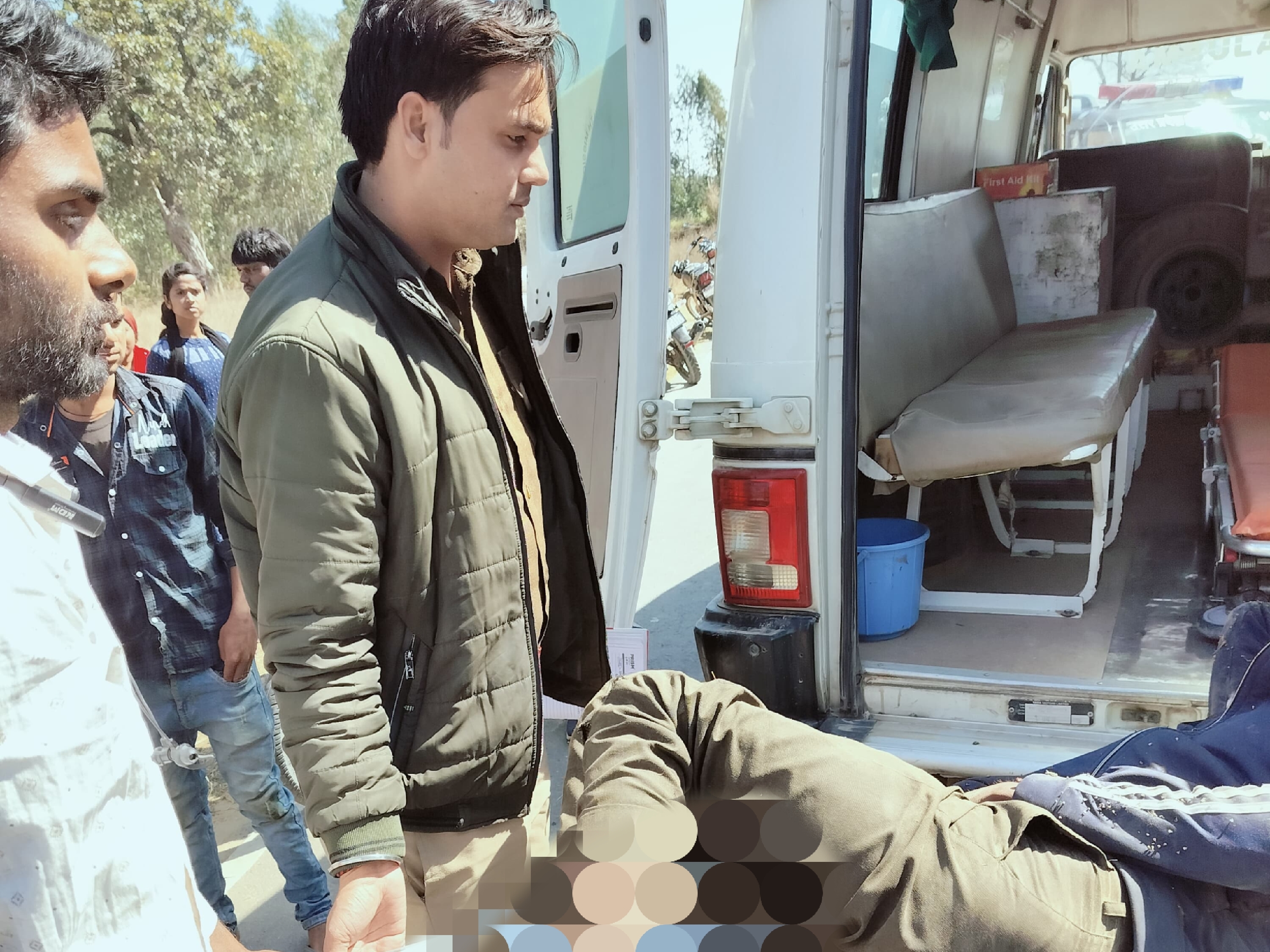 Jansar Rind Horrible bike accident on Jansar Road | जनसार रोड पर भयानक बाइक ...