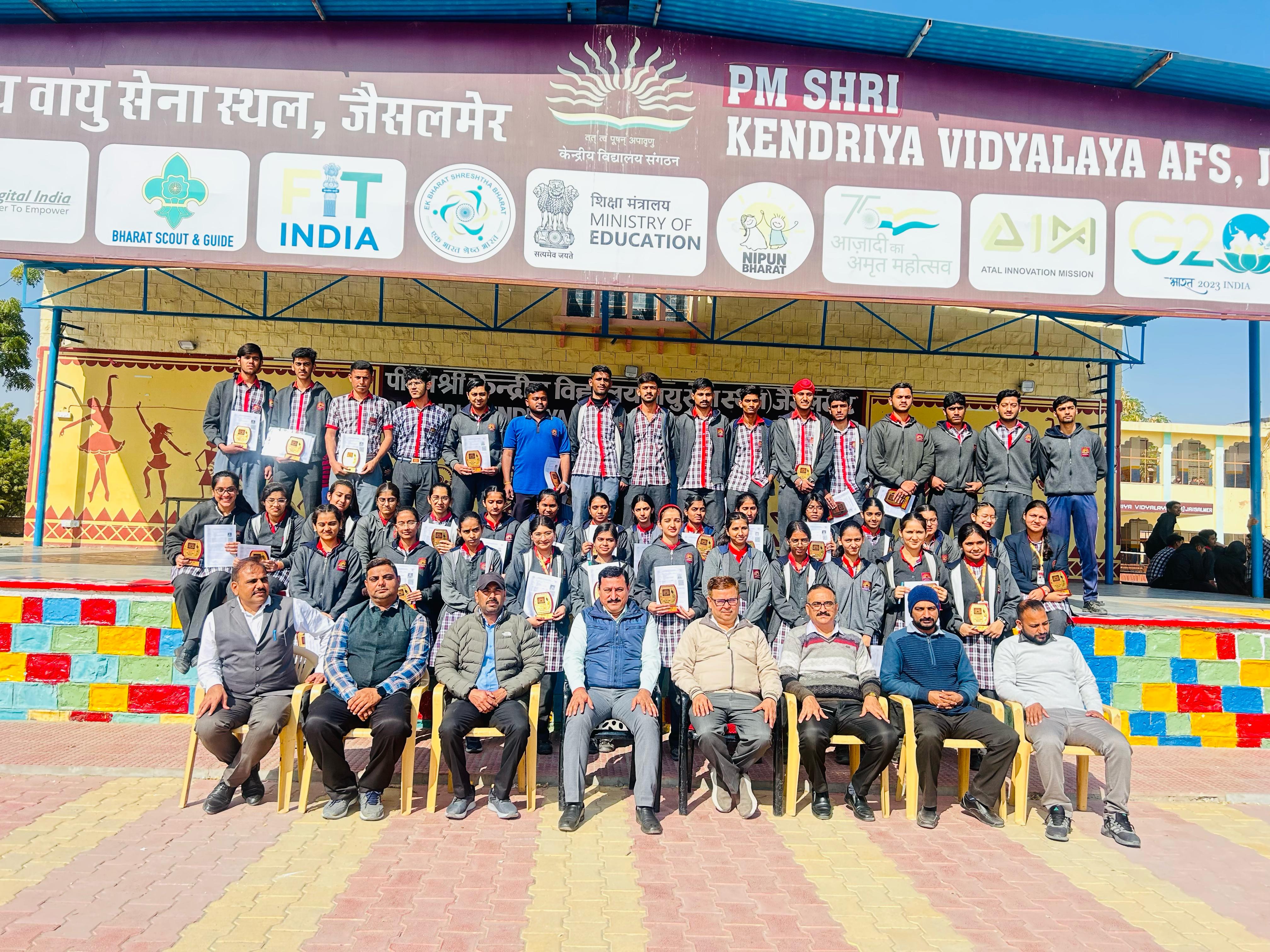 Farewell given to 12th class students of Kendriya Vidyalaya Air Force ...