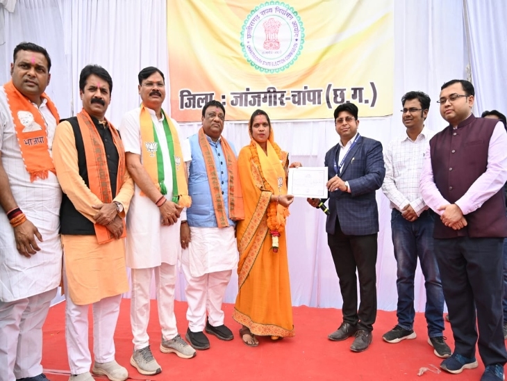 जांजगीर-चांपा जिले के 11 नगरीय निकायों में से 6 पर भाजपा जीती है।