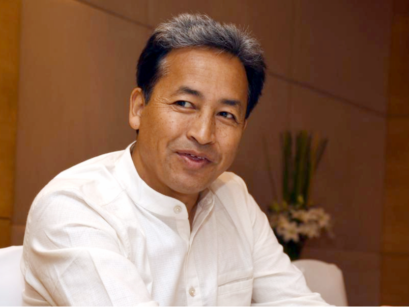 सोनम वांगचुक साउथ एशिया क्लाइमेट संगोष्ठी में शामिल हुए थे।