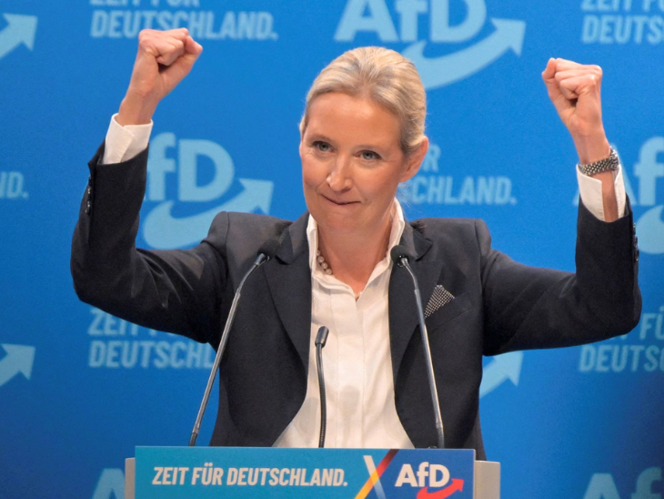 The AFD party leader is Alice Vide, who is in the race for the post of Chancellor this time. - Dainik Bhaskar