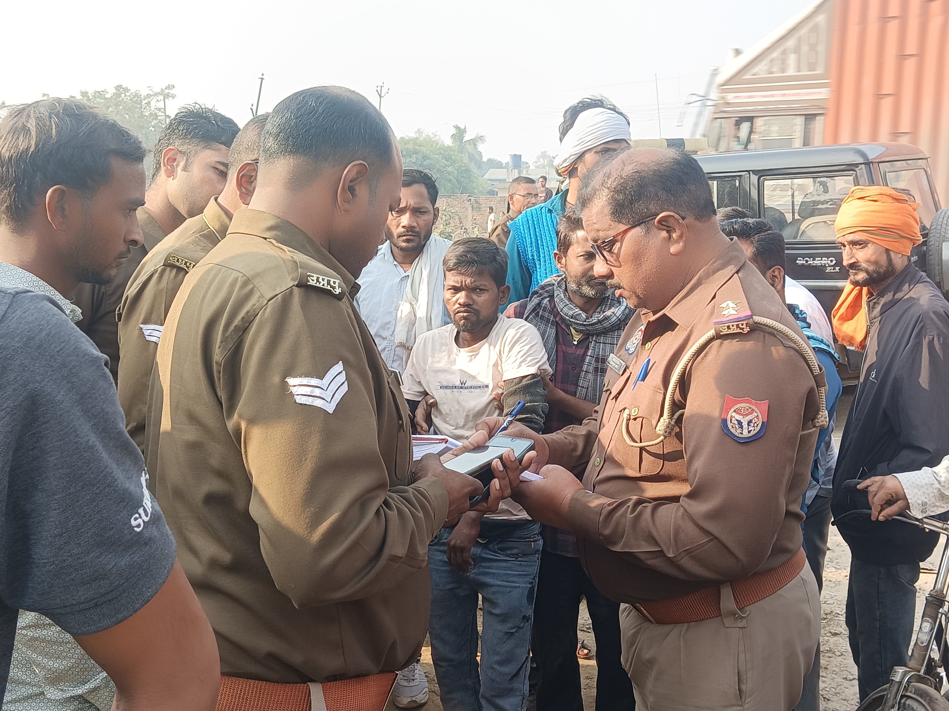 A trailer collided with a bus carrying pilgrims to Prayagraj Maha Kumbh