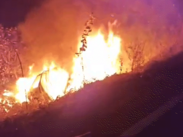 ਅੱਗ ਇੰਨੀ ਮਜ਼ਬੂਤ ​​ਸੀ ਕਿ ਕੋਈ ਵੀ ਜਵਾਨ ਆਦਮੀ ਨੂੰ ਬਚਾਉਣ ਲਈ ਅੱਗੇ ਨਹੀਂ ਜਾ ਸਕਦਾ.