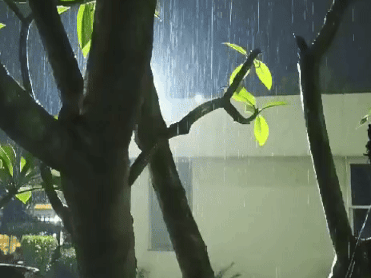 राजधानी जयपुर में सुबह की शुरुआत बारिश के साथ हुई। तड़के बूंदाबांदी शुरू हुई थी। बाद में यही बूंदें बारिश में बदल गईं।