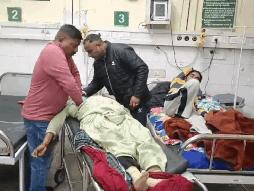 ਸਾਬਕਾ ਕੇਂਦਰੀ ਮੰਤਰੀ ਸੋਮ ਪ੍ਰਕਾਸ਼ ਜ਼ਖਮੀਆਂ ਨੂੰ ਮਿਲਣ ਲਈ ਪਹੁੰਚੇ.