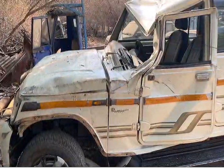 तेज रफ्तार बोलेरो ने ली व्यक्ति की जान। - Dainik Bhaskar