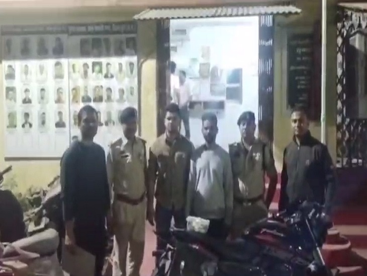 वैशाली नगर पुलिस ने आरोपी को कोहका से किया गिरफ्तार।