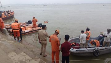 A young man drowned while taking bath in the Ganges