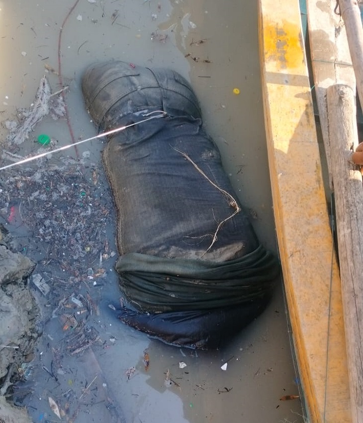 गोविंदसागर झील से शव निकालने के बाद