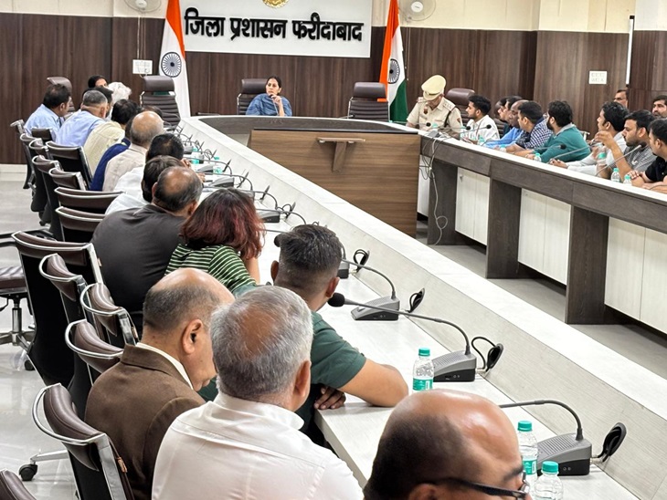 ਫਰੀਦਾਬਾਦ ਕੇਂਦਰੀ ਪੁਲਿਸ ਡੀ.ਸੀ.ਪੀ.ਏ. ਮੁਲਾਕਾਤ