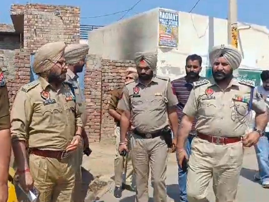 ਮੌਕੇ 'ਤੇ ਮੌਜੂਦ ਪੁਲਿਸ ਅਧਿਕਾਰੀ