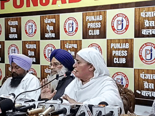 जालंधर पहुंची शिअद बागी गुट की नेत्री बीबी जागीर कौर। - Dainik Bhaskar