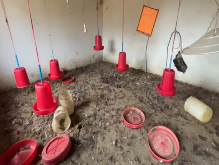 वारदात के बाद फार्म का हाल