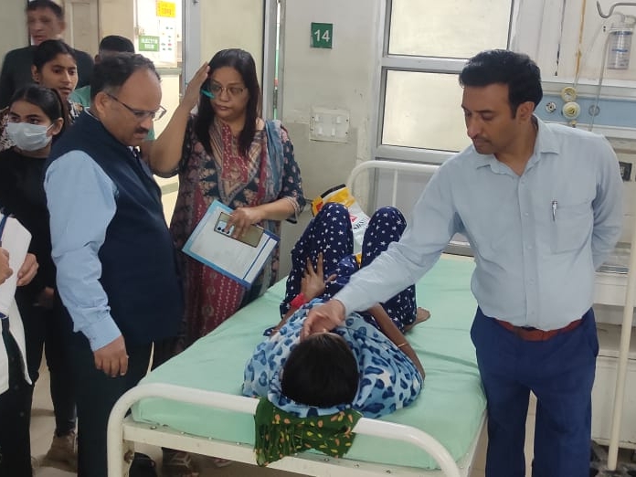 Faridabad-bk-hospital-new-cmo-dr-jayant-ahuja-surprise-inspection-update