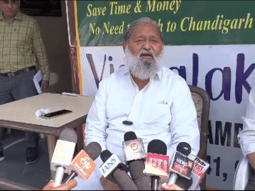 ਕੈਬਨਿਟ ਮੰਤਰੀ ਅਨਿਲ ਵਿੱਜ