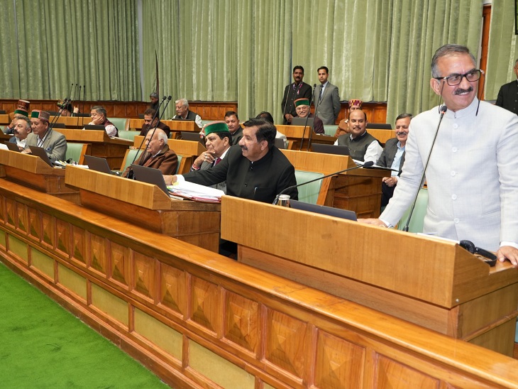 विधानसभा में बोलते हुए सीएम सुक्खू।