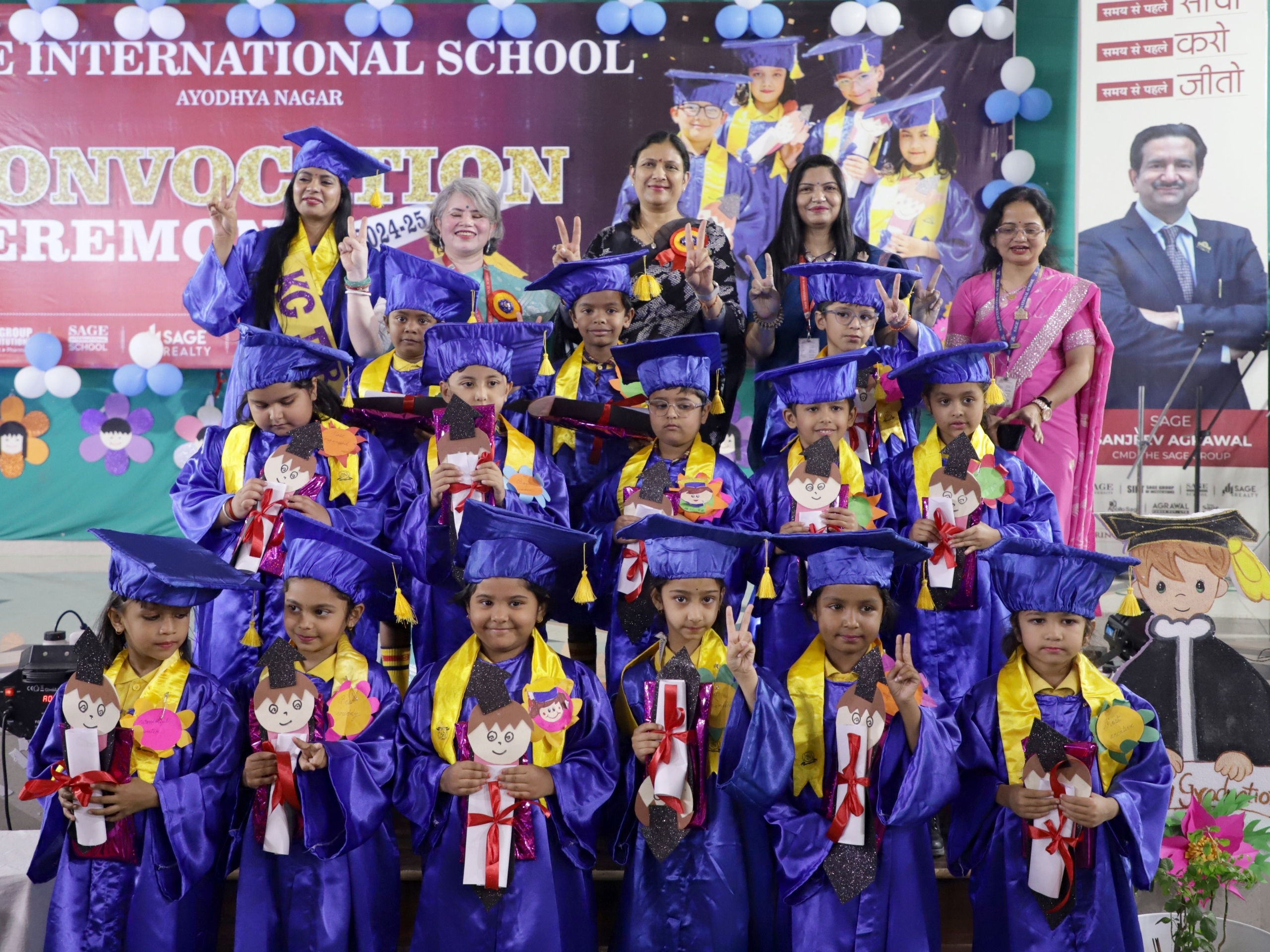 Graduation Day at Sage International School, Ayodhya Nagar
