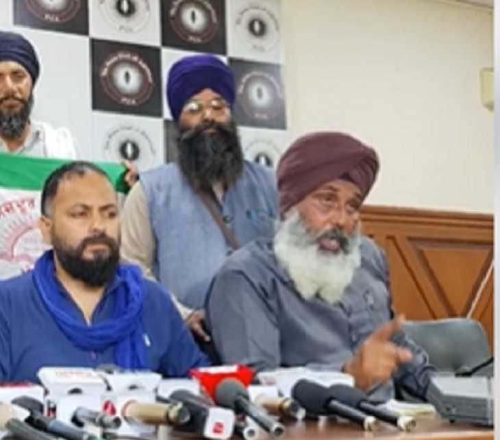 ਵੀਰਵਾਰ ਨੂੰ ਅੰਮ੍ਰਿਤਸਰ ਵਿੱਚ ਕਿਸਾਨ ਨੇਤਾ ਨੇ ਪ੍ਰੈਸ ਕਾਨਫਰੰਸ ਕਰਾਉਣ ਲਈ ਇੱਕ ਪ੍ਰੈਸ ਕਾਨਫਰੰਸ ਕੀਤੀ.