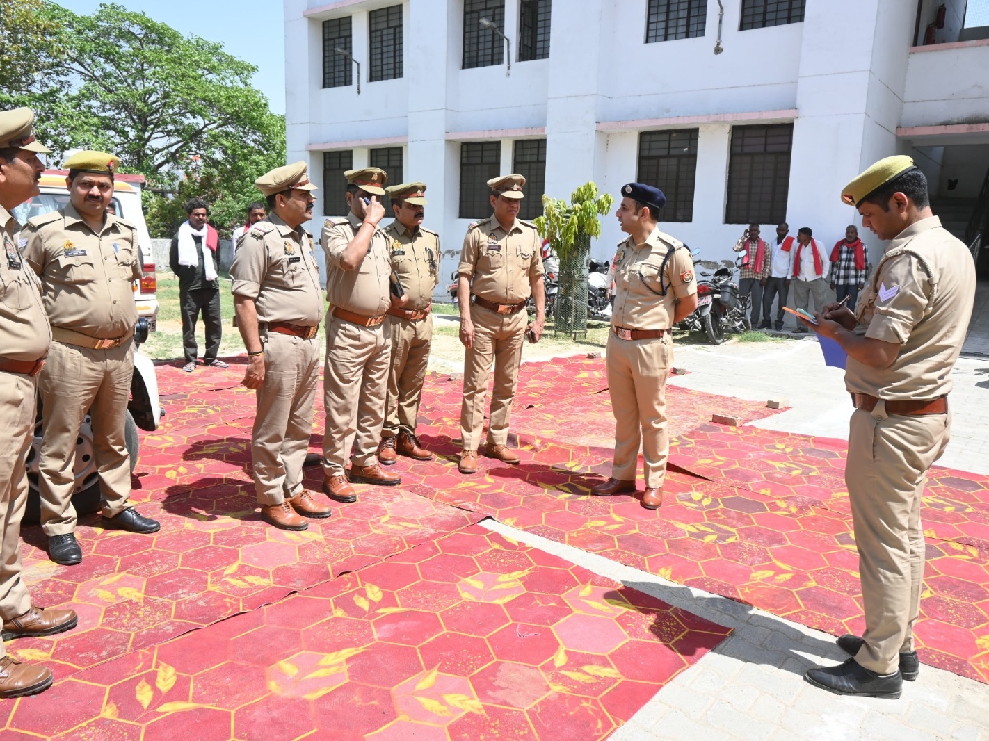 SP did annual inspection of Itwa police station