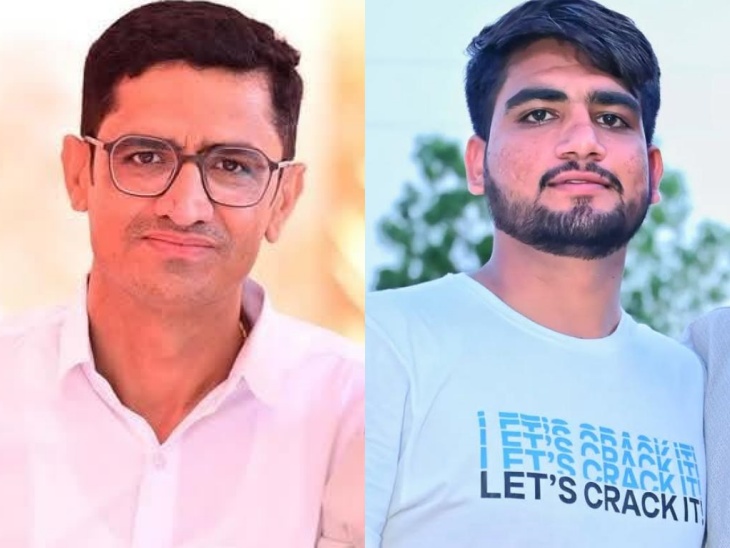 हादसे में डॉ. अशोक कुमार (बाएं) और मेडिकल स्टूडेंट रमेश विश्नोई की मौके पर ही मौत हो गई।