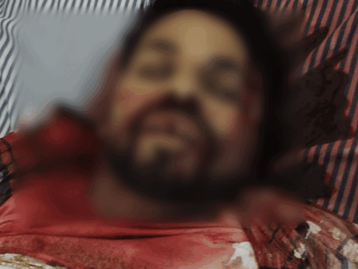 ਹਾਦਸੇ ਤੋਂ ਬਾਅਦ ਮਰੇ ਦੀ ਫੋਟੋ.
