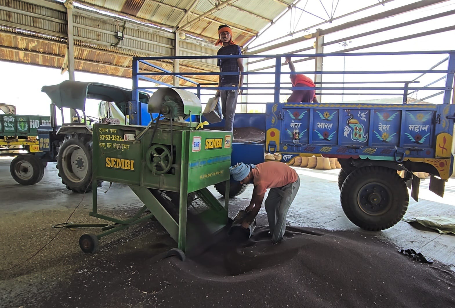 ਐਚਡਬਲਯੂਸੀ ਦੇ ਏਜੰਟ (ਹਰਿਆਣਾ ਗੋਦਾਮ ਏਜੰਸੀ) ਦੇ ਅਧਾਰ ਤੇ ਮਨੁੱਖ ਸ਼ਕਤੀ ਦੀ ਸ਼ਕਤੀ ਕਾਰਨ ਕਿਸਾਨ ਪਰੇਸ਼ਾਨ ਹਨ