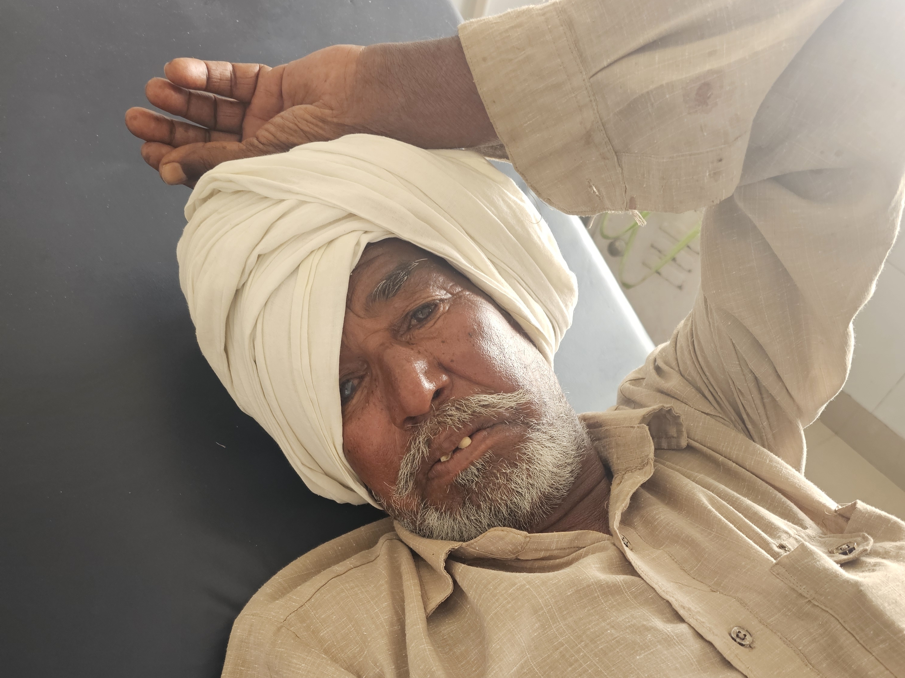 ਬਜ਼ੁਰਗ ਘਟਨਾ ਵਿੱਚ ਜ਼ਖਮੀ