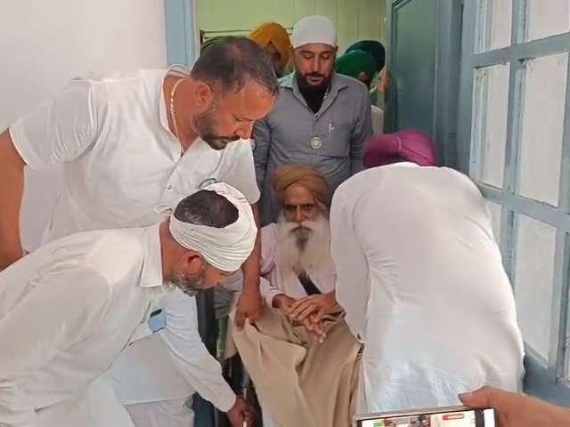 फतेहगढ़ साहिब पहुंचे जगजीत डल्लेवाल - Dainik Bhaskar