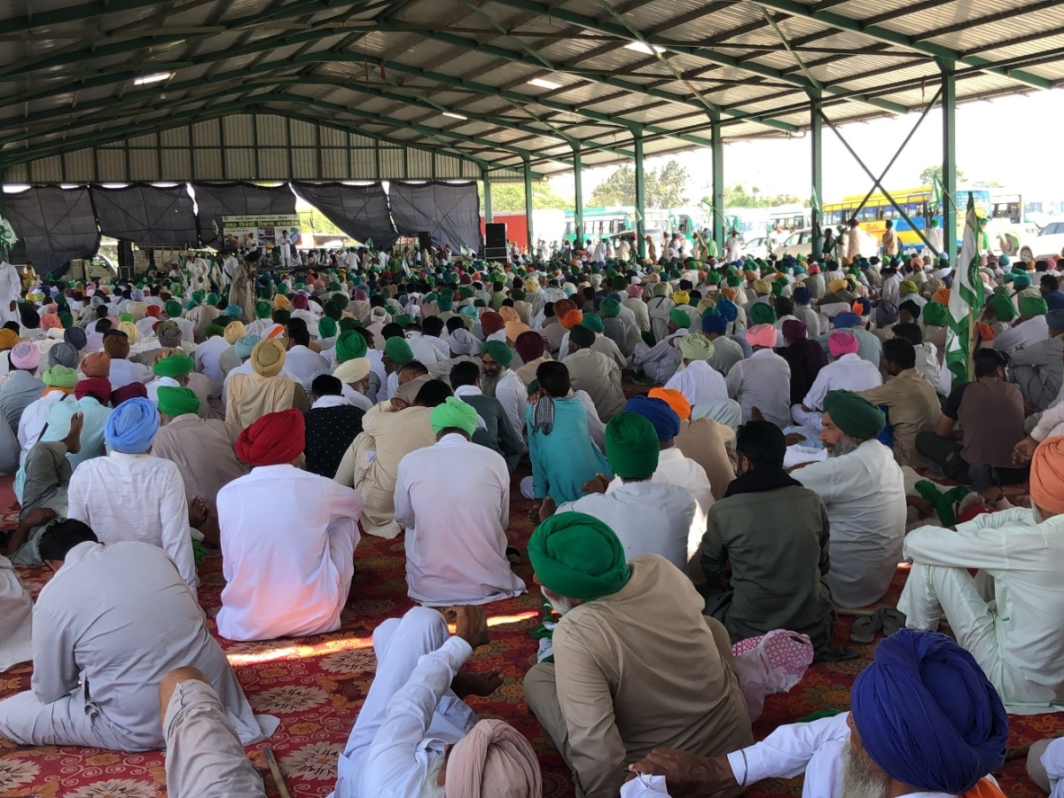 ਰੈਲੀ ਵਿੱਚ ਮੌਜੂਦ ਕਿਸਾਨ