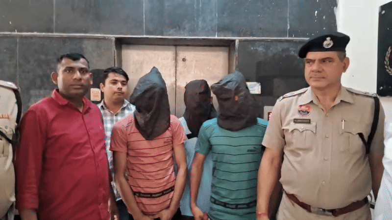 ਪੁਲਿਸ ਹਿਰਾਸਤ ਵਿੱਚ ਤਿੰਨੋਂ ਦੋਸ਼ੀ.