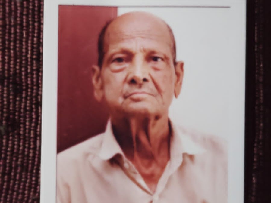 मृतक बुजुर्ग भगवान दास का फाइल फोटो। - Dainik Bhaskar