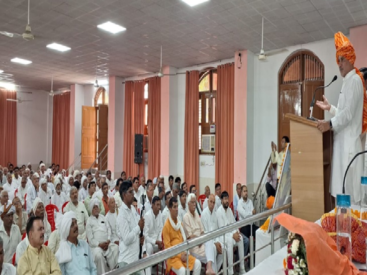 कार्यक्रम में बोलते हुए राज्यसभा सांसद सुभाष बराला।