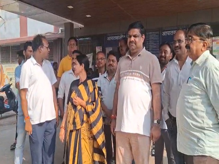 दुर्ग विधायक और महापौर पहुंची घायलों को देखने