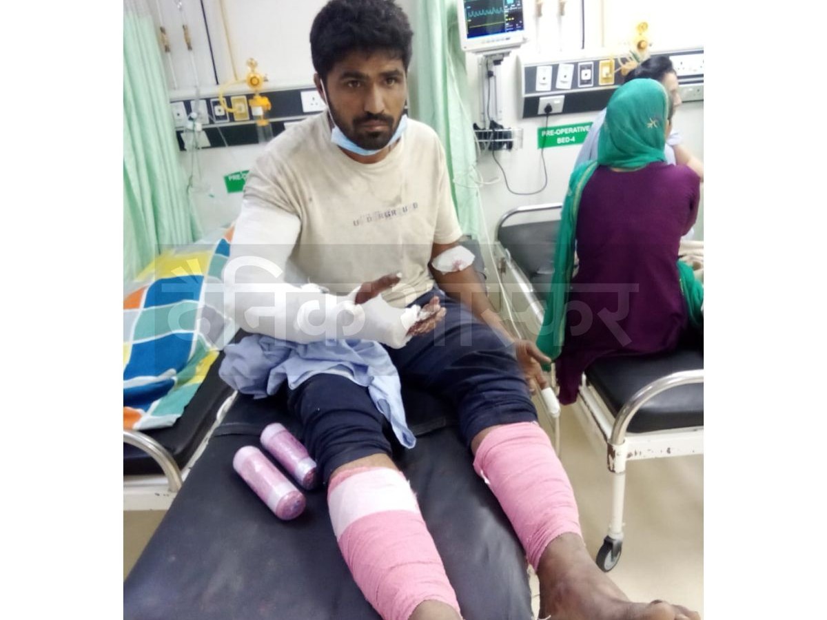 ਜ਼ਖਮੀ ਰਾਜੇ 'ਤੇ ਇਕ ਨਿੱਜੀ ਹਸਪਤਾਲ ਵਿਚ ਇਲਾਜ ਕਰ ਰਹੇ ਸਨ.