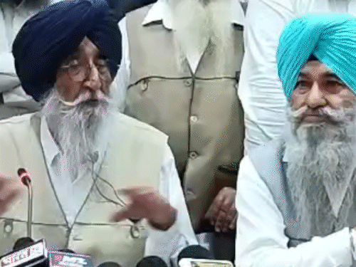 शिरोमणि अकाली दल अमृतसर के सरपरस्त सिमरनजीत सिंह मान।