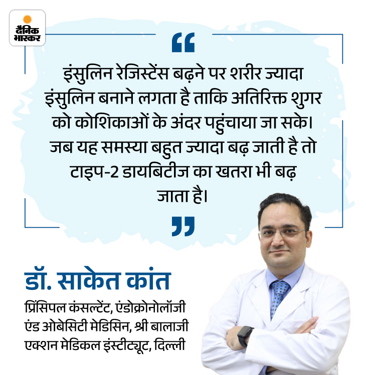 Insulin Resistance Symptoms; High Blood Pressure | Menopause | Sehtanama- High BP and Sugar have deep connections: Not only obesity, fatty liver also increases insulin resistance; Learn how to stay safe 10 sehatnama13th april slide2 1744463101 -
