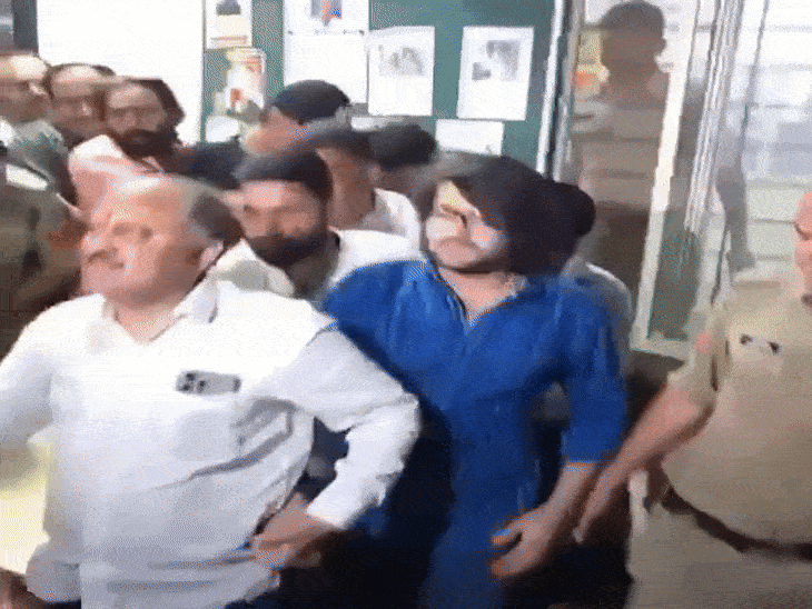 थाने में सरेंडर के बाद विधायक पुत्र और उसके साथियों को जमानत दे दी गई।